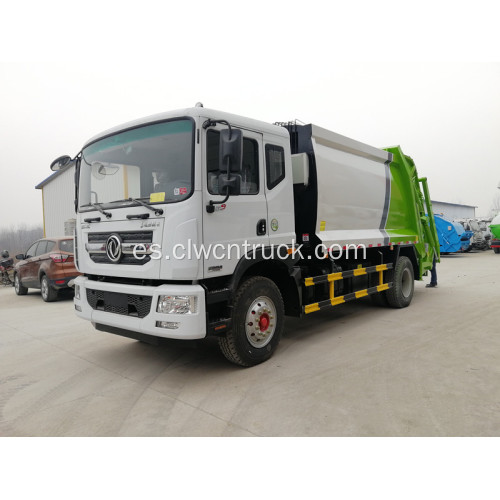 Camión a estrenar del compresor de la basura de Dongfeng 160hp 12cbm